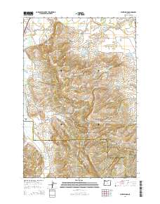 Laurelwood 2014 topographic map thumbnail