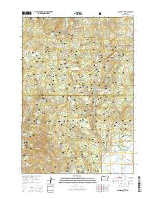 Ochoco Butte 2014 topographic map thumbnail