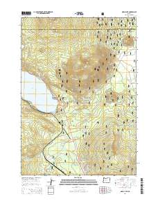 Odell Lake 2014 topographic map thumbnail