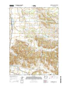 Onehorse Slough 2014 topographic map thumbnail