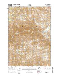 Lost Basin 2014 topographic map thumbnail