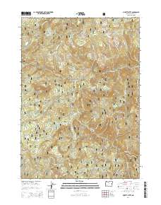 Pickett Butte 2014 topographic map thumbnail