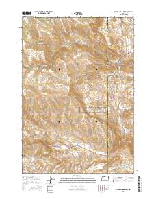 Picture Gorge West 2014 topographic map thumbnail