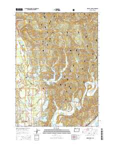 Mercer Lake 2014 topographic map thumbnail