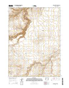 Oregon Butte 2014 topographic map thumbnail