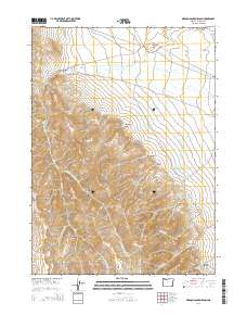 Oregon Canyon Ranch 2014 topographic map thumbnail