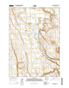 Moon Reservoir 2014 topographic map thumbnail
