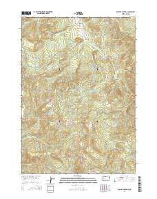 Kloster Mountain 2014 topographic map thumbnail
