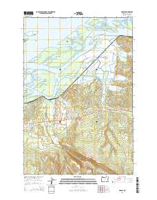 Knappa 2014 topographic map thumbnail