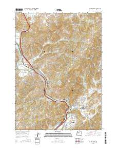 Myrtle Creek 2014 topographic map thumbnail