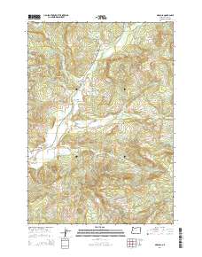 Marcola 2014 topographic map thumbnail