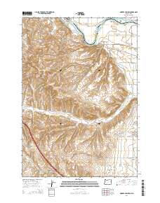 Moores Hollow 2014 topographic map thumbnail