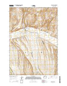 Prairie City 2014 topographic map thumbnail