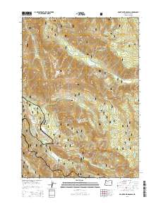 Mount David Douglas 2014 topographic map thumbnail