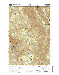 Mount Fanny 2014 topographic map thumbnail