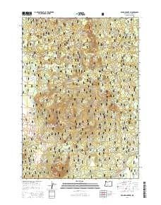 Round Mountain 2014 topographic map thumbnail