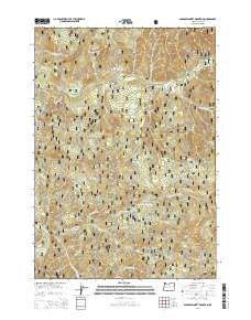 Saddleblanket Mountain 2014 topographic map thumbnail