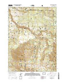 Shake Butte 2014 topographic map thumbnail
