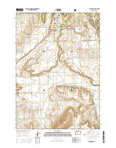 Mud Spring 2014 topographic map thumbnail