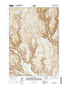 Poison Creek 2014 topographic map thumbnail
