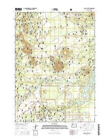 Pistol Butte 2014 topographic map thumbnail