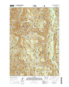 Mount Lowe 2014 topographic map thumbnail