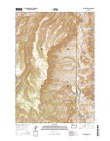 Mount Misery 2014 topographic map thumbnail