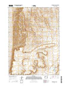 Miranda Flat SE 2014 topographic map thumbnail