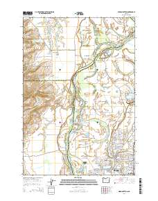Mission Bottom 2014 topographic map thumbnail