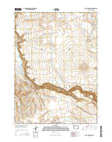 Scott Reservoir 2014 topographic map thumbnail