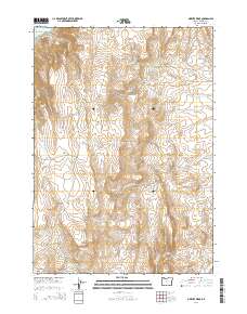 Owyhee Ridge 2014 topographic map thumbnail