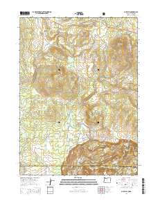Mule Hill 2014 topographic map thumbnail