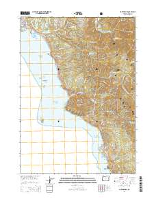 Port Orford 2014 topographic map thumbnail
