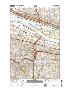 Mount Tabor 2014 topographic map thumbnail