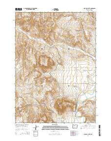 Mitchell Butte 2014 topographic map preview