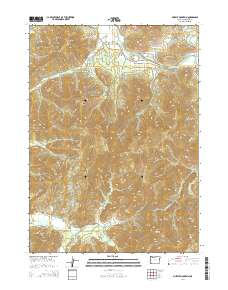 Murphy Mountain 2014 topographic map preview