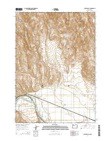 Porters Flat 2014 topographic map thumbnail