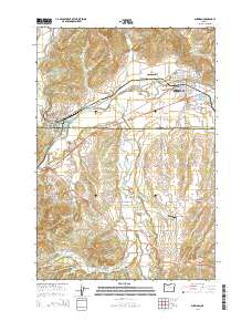 Sheridan 2014 topographic map thumbnail