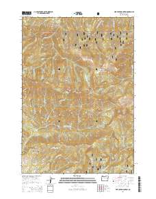 Pine Creek Mountain 2014 topographic map thumbnail
