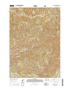 Mount Hagan 2014 topographic map thumbnail