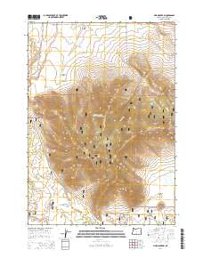 Pine Mountain 2014 topographic map thumbnail