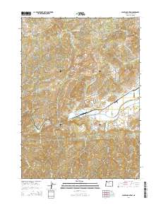 Nickel Mountain 2014 topographic map thumbnail