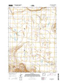 Schaub Lake 2014 topographic map thumbnail