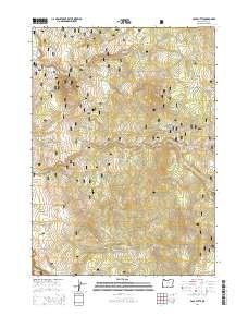 Pole Butte 2014 topographic map thumbnail