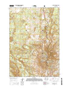 North Sister 2014 topographic map thumbnail
