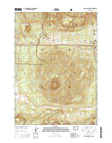 Pumice Desert East 2014 topographic map thumbnail
