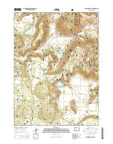 Strawberry Butte 2014 topographic map thumbnail