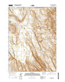 Rams Butte 2014 topographic map thumbnail