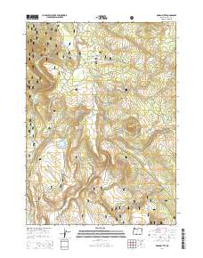 Rodeo Butte 2014 topographic map thumbnail