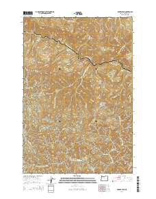 Rogers Peak 2014 topographic map thumbnail
